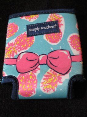 Simply Southern Can Koozie Pineapples & Bow